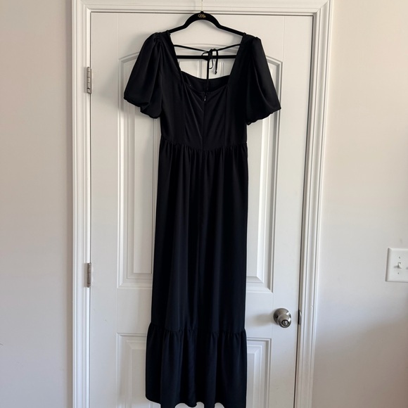 NWOT! Elegant Black Maxi Dress - Picture 3 of 4
